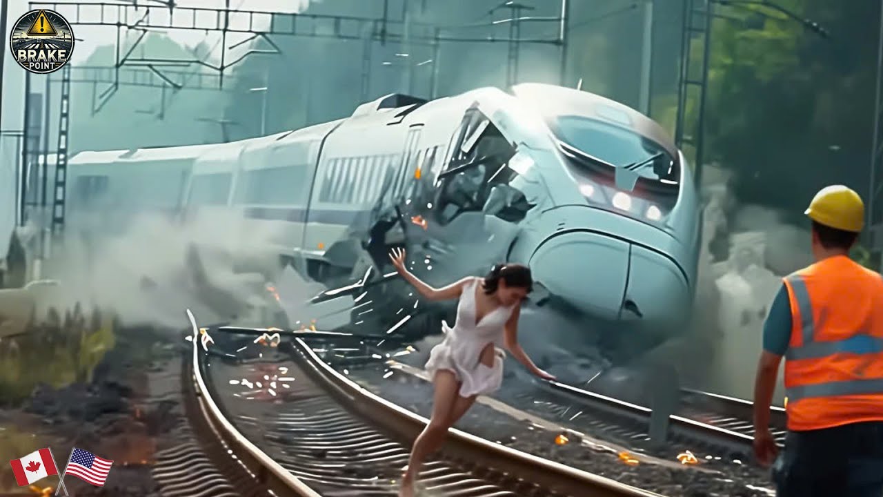 🚨 185 SHOCKING Train Collisions & Mistakes Caught on Camera | Idiots in Cars | Best Of 2025