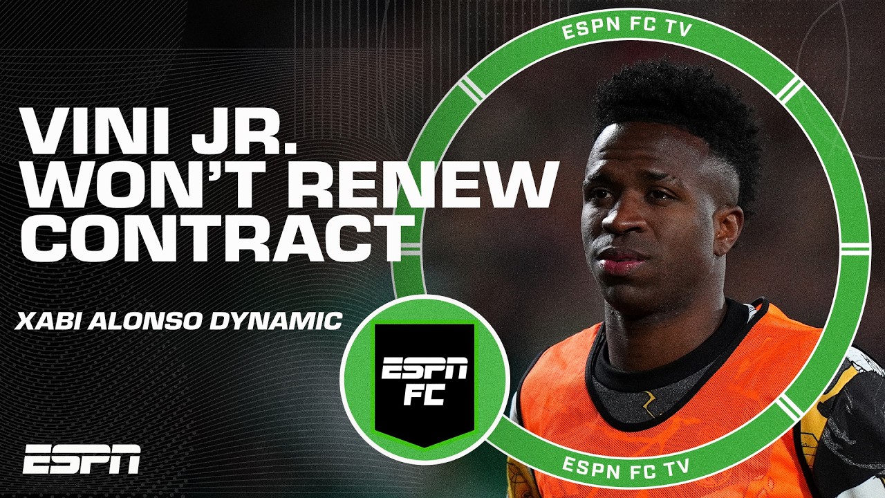 Vini Jr. won’t renew Real Madrid contract while relationship with Xabi Alonso is strained | ESPN FC