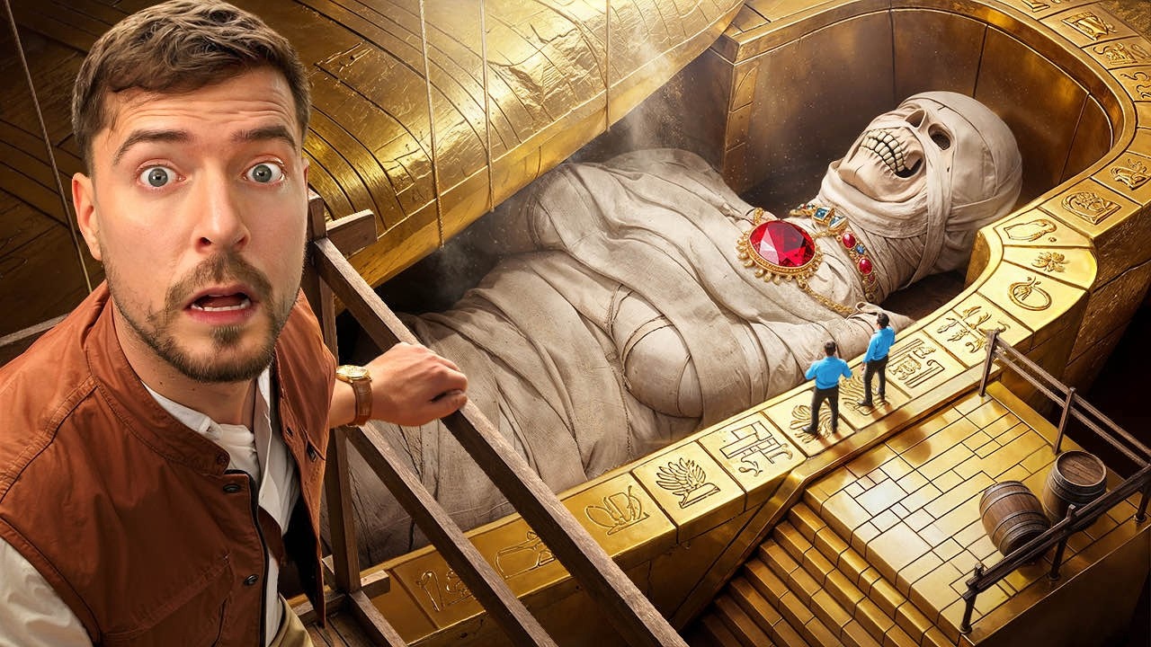 🌍 MRBEAST: I SPENT 100 HOURS INSIDE THE PYRAMIDS! ⏳🏜️ | Extreme 100-Hour Challenge, Ancient Mysteries & INSANE Moments!