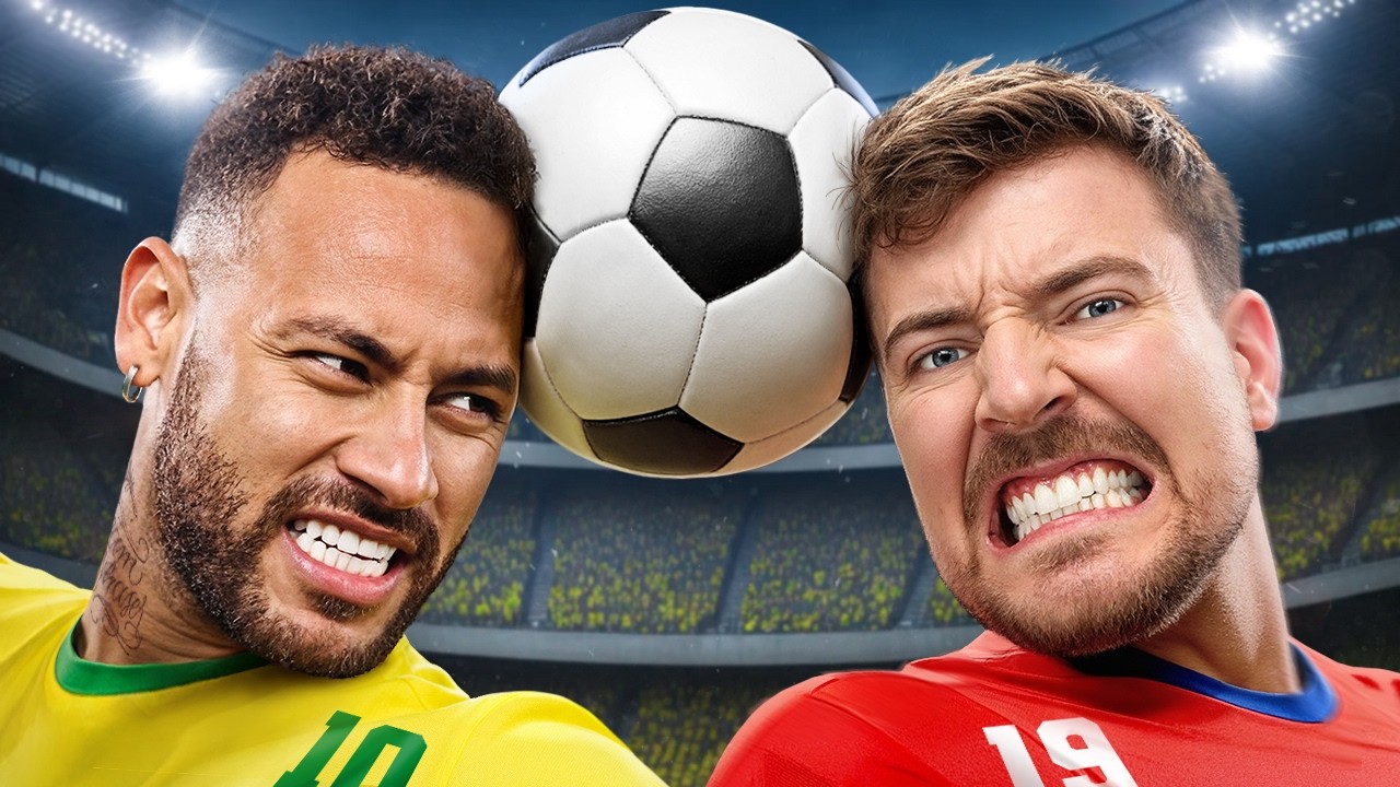 ⚽ BEAT NEYMAR, WIN $500,000 💰🔥 | The Ultimate MrBeast-Style Football Challenge | INSANE Skills, Epic Moments & Shocking Surprises!