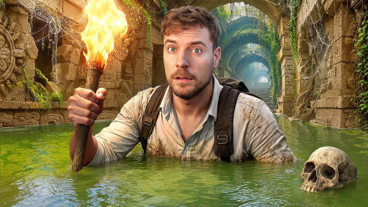 🏛️ MRBEAST: I SURVIVED 100 HOURS IN AN ANCIENT TEMPLE 😱🔥 | Insane Challenges, Hidden Traps, Epic Adventure!