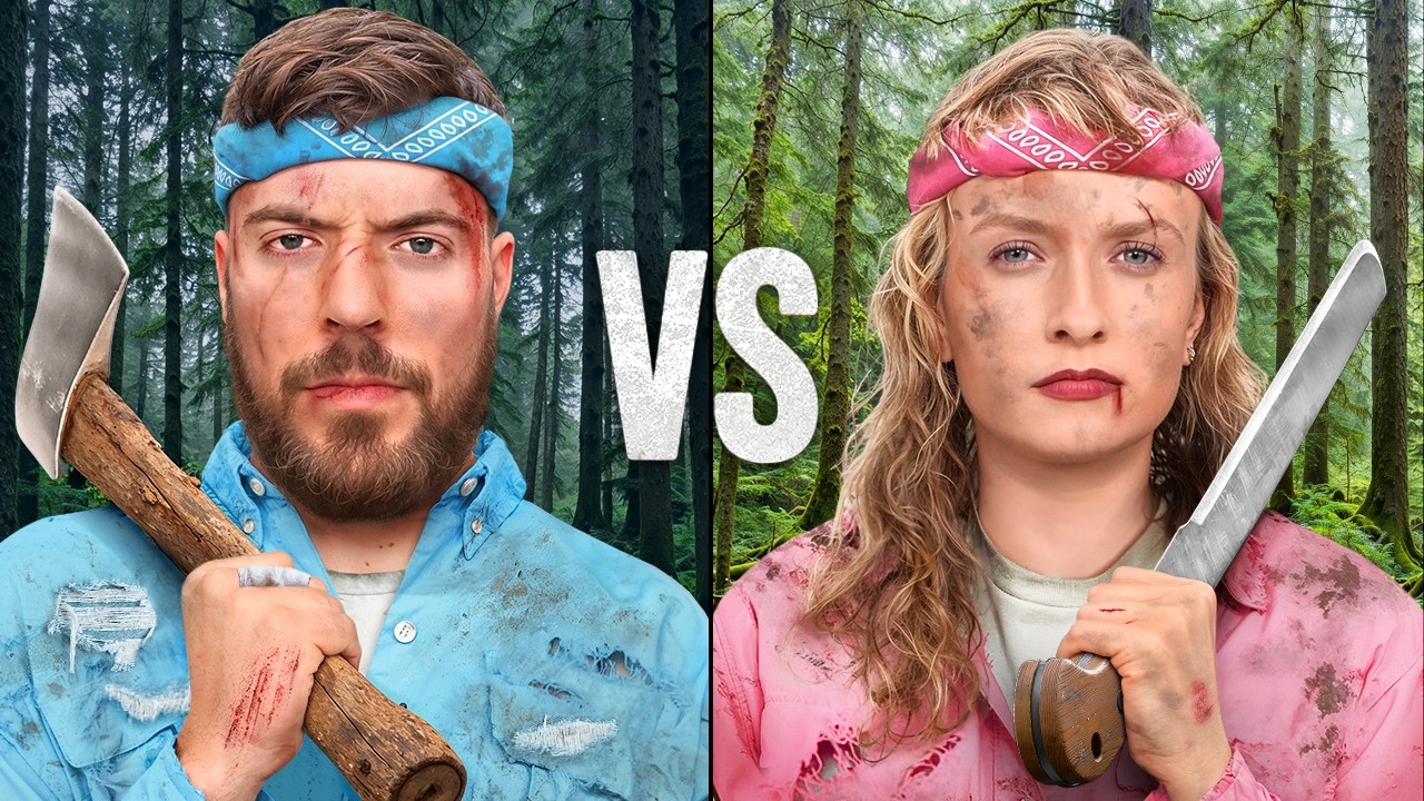 🌲 MEN VS WOMEN SURVIVE IN THE WILDERNESS FOR $500,000 😱🔥 | Ultimate Survival Challenge (INSANE RESULTS!)
