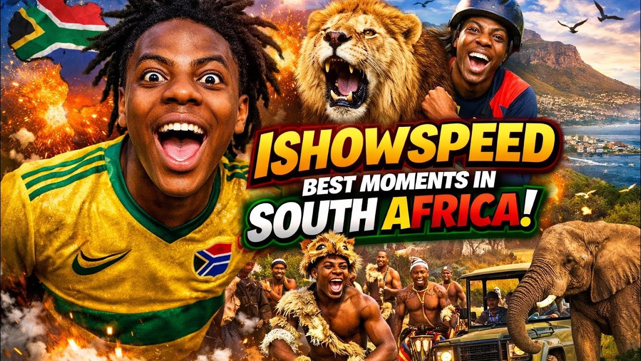 🌍 BEST MOMENTS OF ISHOWSPEED IN SOUTH AFRICA 🇿🇦 | Travel Adventures, Crazy Fun & Viral Reactions!