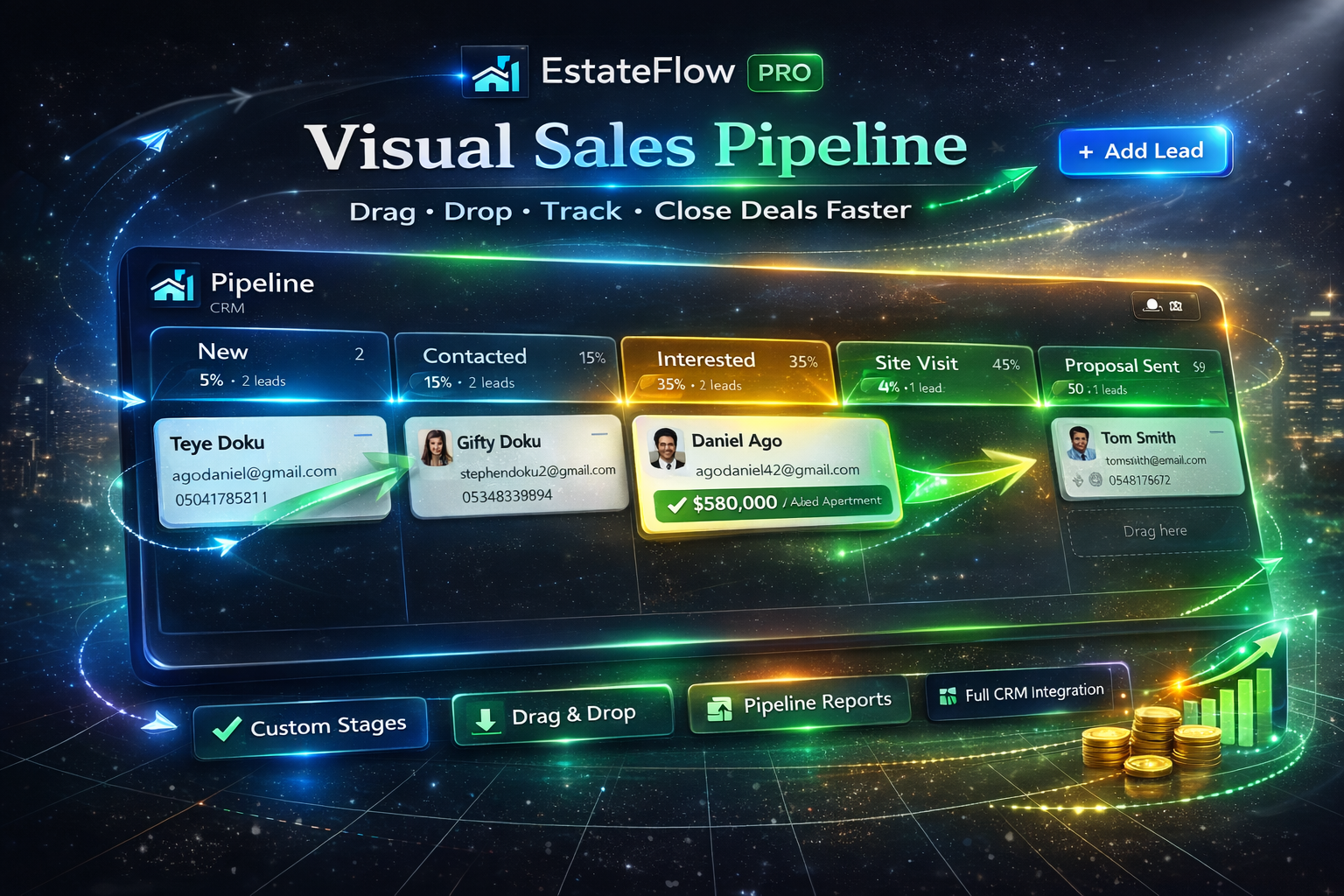 Feature Block A — CRM Pipelines