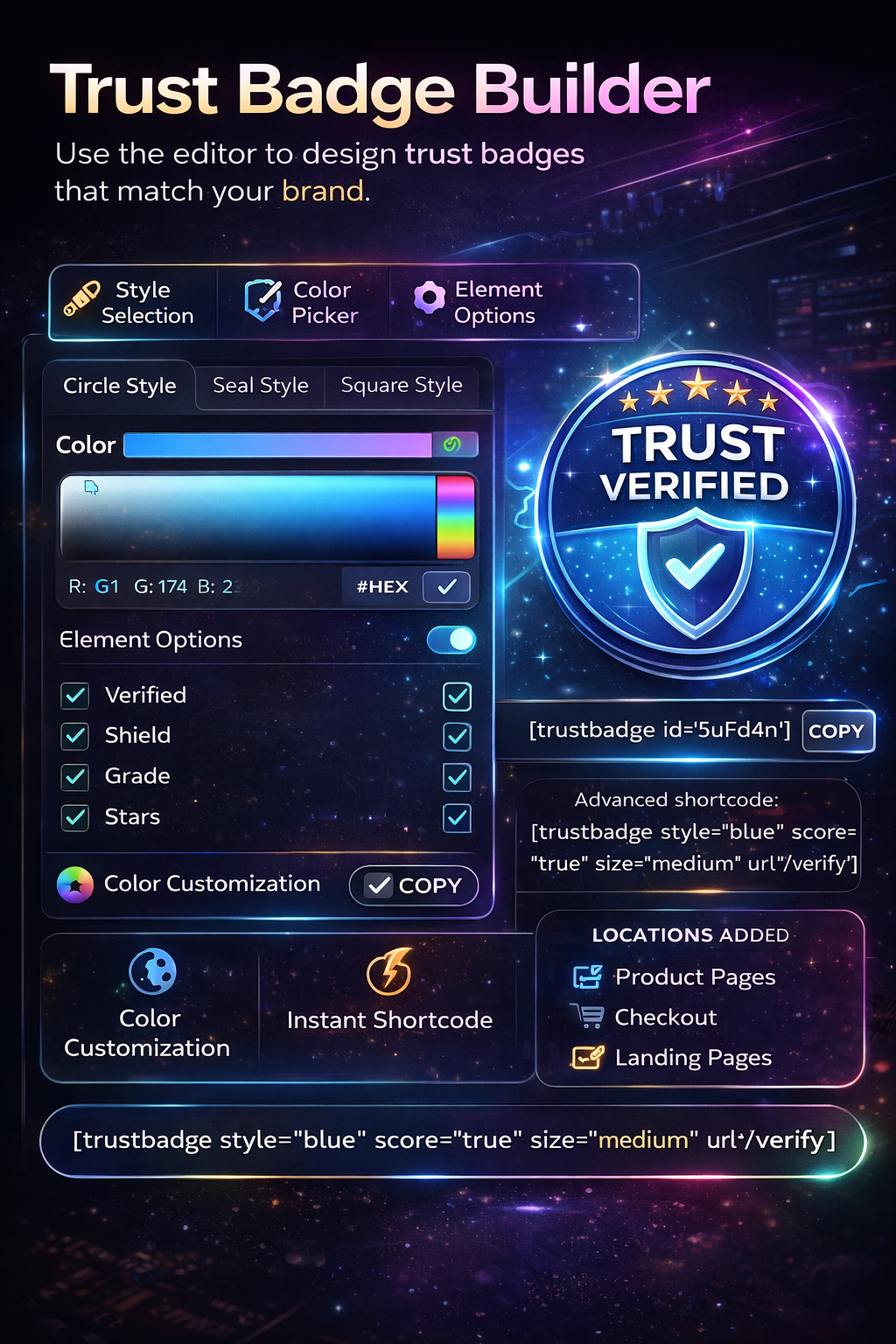 Trust Badge Builder