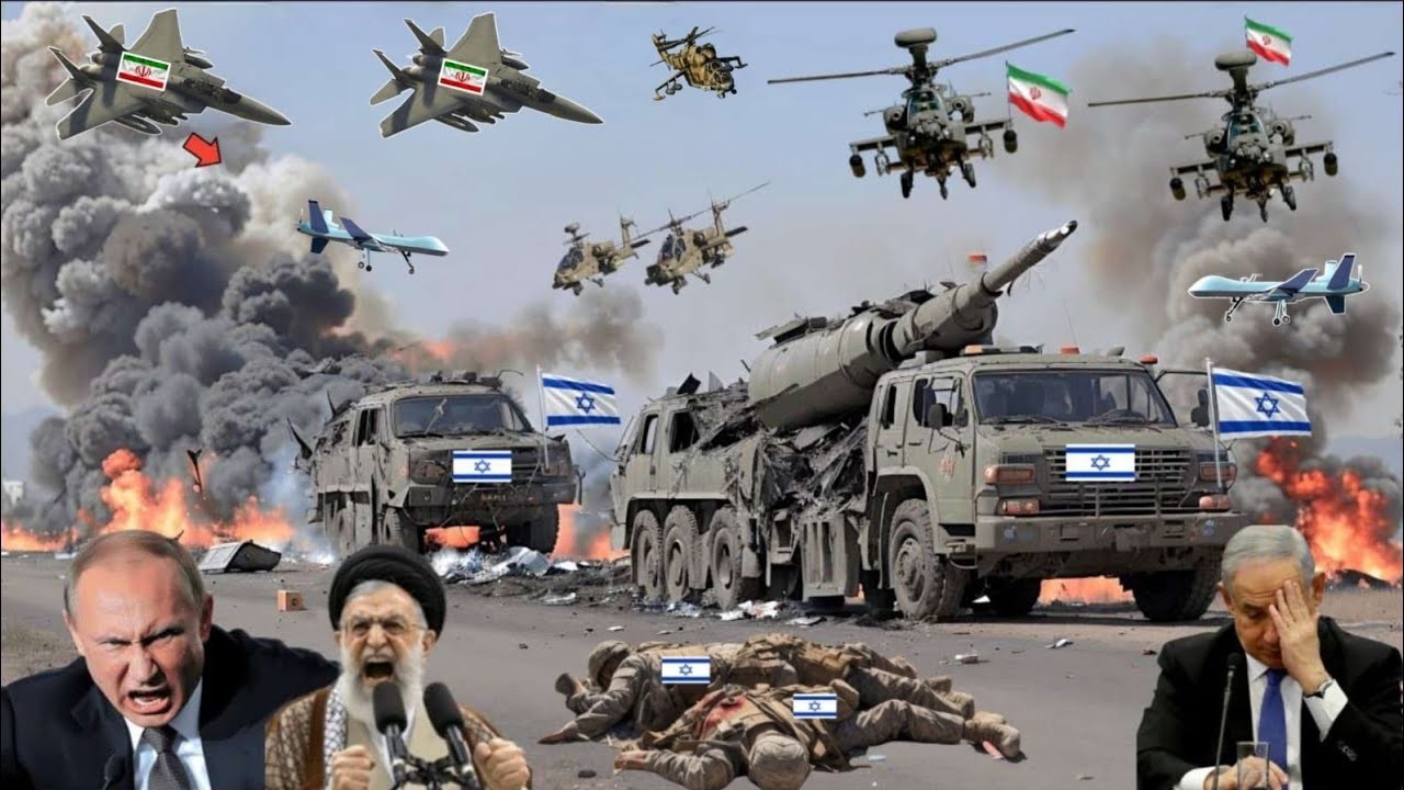 🎮 Irani Fighter Jets & Tanks Attack on Israeli Military Weapons Supply Convoy – GTA 5 Cinematic Battle